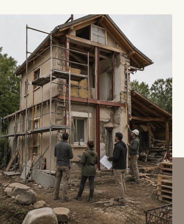 Реконструкция загородного дома под ключ в Уссурийске от бюро