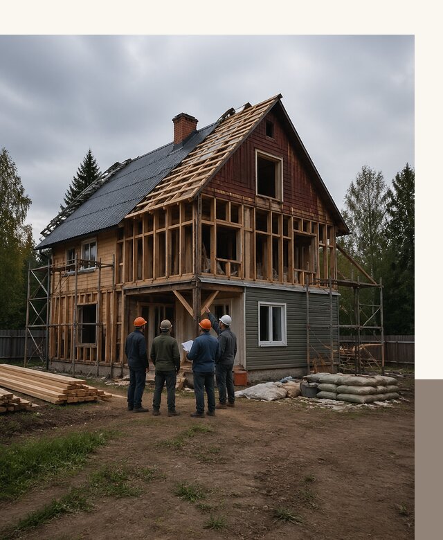 Реконструкция дачного дома в Уссурийске под ключ с проектом