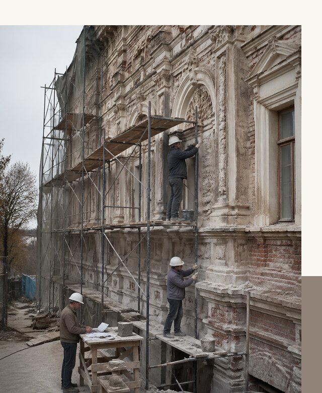 Реставрация объектов культурного наследия под ключ в Уссурийске