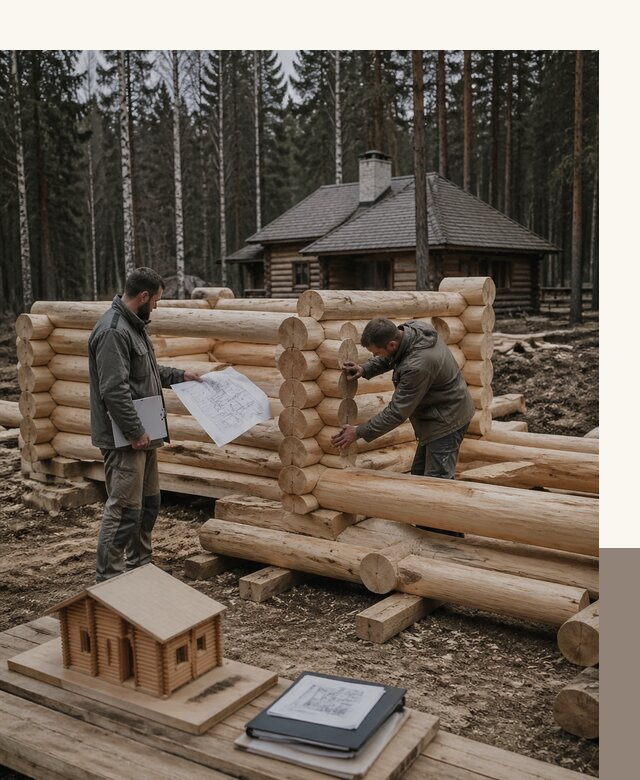 Проектирование и строительство домов из бревна в Уссурийске